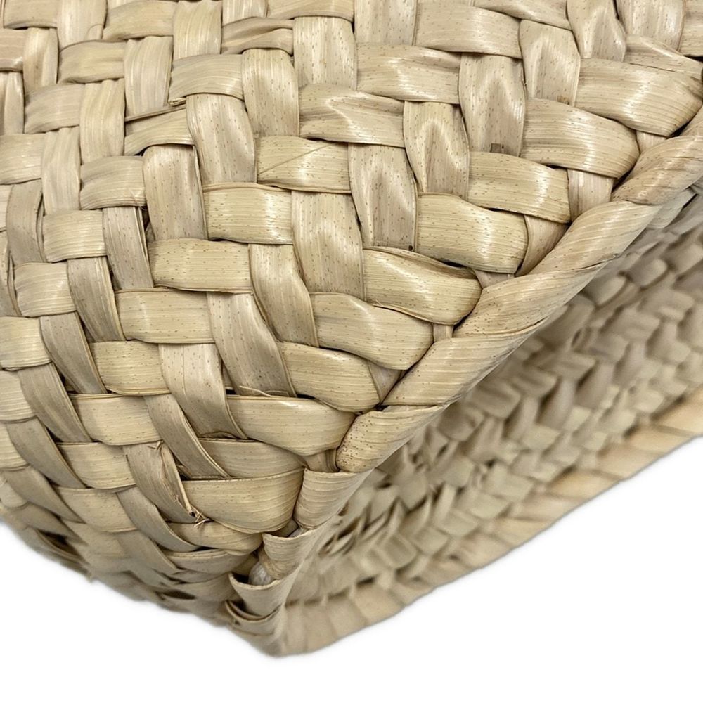 Loewe Natural Leaf Palm White Tote Bag Calfskin Basket - Picture 7 of 16